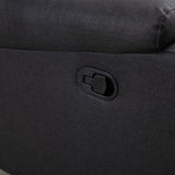 2 Seater Reclining Chair, Loveseat Recliner Sofa with Footrest and Split Backrest