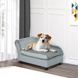 Pet Sofa Dog Couch Chaise Lounge Pet Bed with Storage Function Small Sized Dog Various Cat Sponge Cushioned Bed Lounge