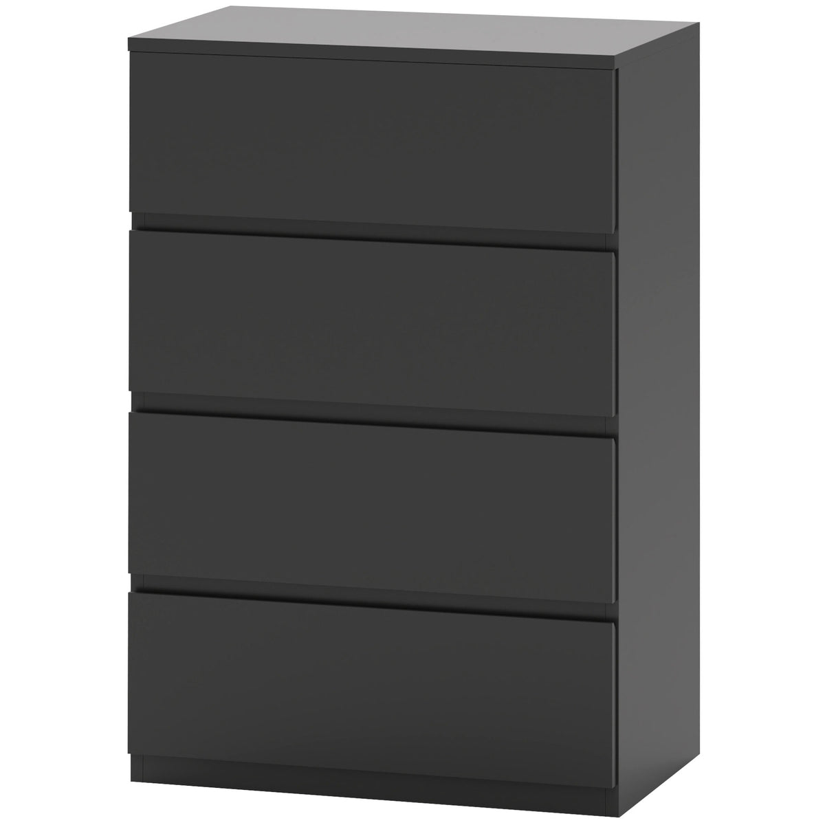 Commode 4 tiroirs unité de rangement autoportante