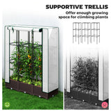 Raised Garden Bed Kit with Trellis