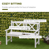 2-Seater Wooden Garden Bench