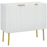 Meuble de rangement moderne, buffet de cuisine/salle à manger/couloir avec pieds dorés