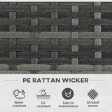Wicker Raised Garden Bed with Trellis, 42