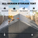 Portable Bicycle Shed with Galvani