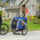 Dog Bike Trailer Pet Cart Bicycle Wagon Cargo Carrier Attachment