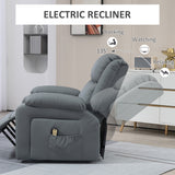 Chaise lève-personne pour aînés, fauteuil inclinable électrique rembourré en similicuir PU avec télécommande