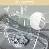 Portable Dishwasher, Counter Dishwasher with 4 Place Settings, 5 Washing Programs