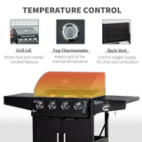 4+1 Burner Liquid Propane Gas Grill