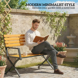 Outdoor Garden Bench, 2-Person Garden Seating