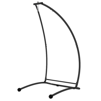 Hanging Hammock Chair Stand Only, C Shape Hanging Heavy Duty Metal Frame Swing Stand for Porch Swing Chair