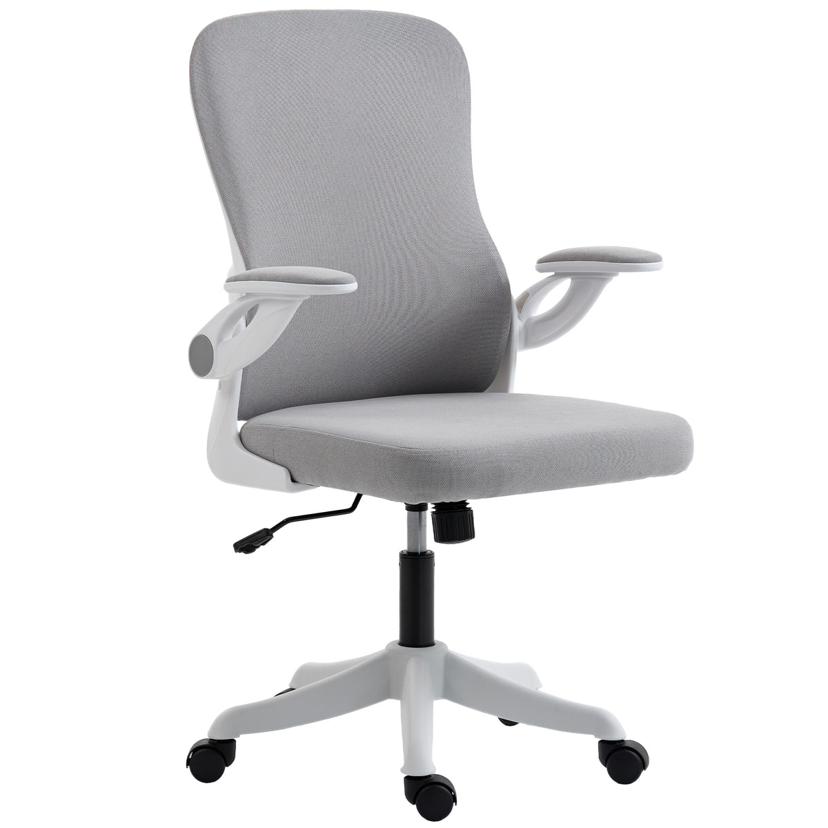 Ergonomic Office Chair, Swivel Desk Chair with Adjustable Lumbar Support and Height, Wheels