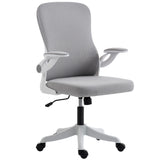 Ergonomic Office Chair, Swivel Desk Chair with Adjustable Lumbar Support and Height, Wheels