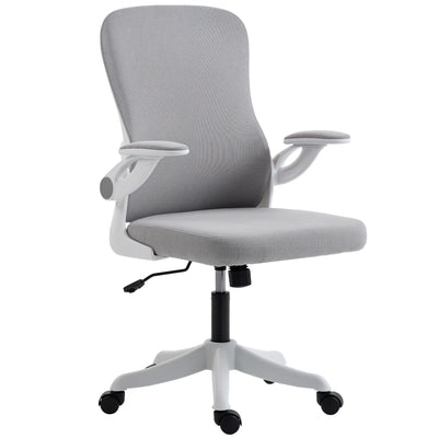 Ergonomic Office Chair, Swivel Desk Chair with Adjustable Lumbar Support and Height, Wheels