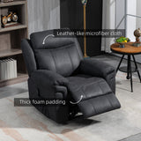 Manual Recliner Chair with Vibration Massage