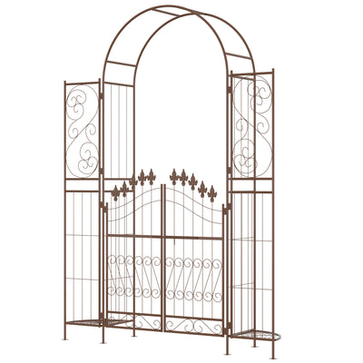 7ft Garden Arch Trellis, Metal Arch