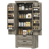 Farmhouse Kitchen Pantry Storage Cabinet, 64