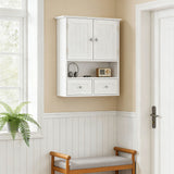 Medicine Cabinet, Bathroom Wall Cabinet with Shelf and Drawers for Hallway