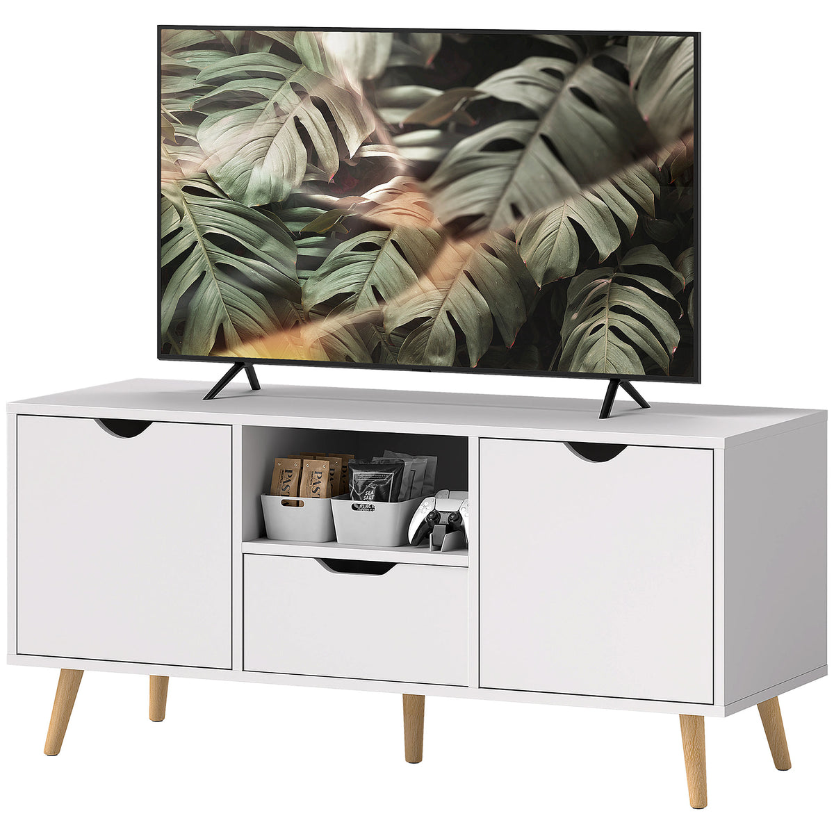 TV Stand with Storage for up to 50