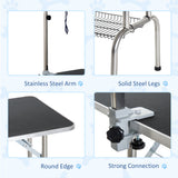 36-inch Dog Grooming Table Stainless Steel QUALITY GUARANTEED with Adjustable Arm and Basket