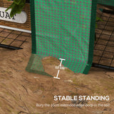 Portable Mini Greenhouse Green House with 3 Tier Shelves
