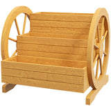 Bac Chariot en Bois, Jardinière Surélevée 3 Étages, 24
