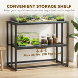 40 Gallon Fish Tank Stand, Heavy Duty Aquarium Stand with Storage Shelf, Adjustable Feet, 36.6