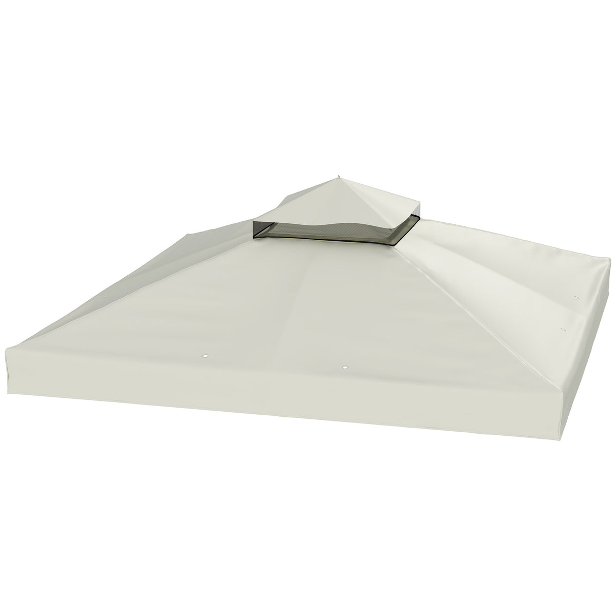 10' x 10' Gazebo Canopy Replacement Cover, 2-Tier Garden Gazebo Roof Replacement