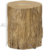 Concrete Finish Side Table, 17