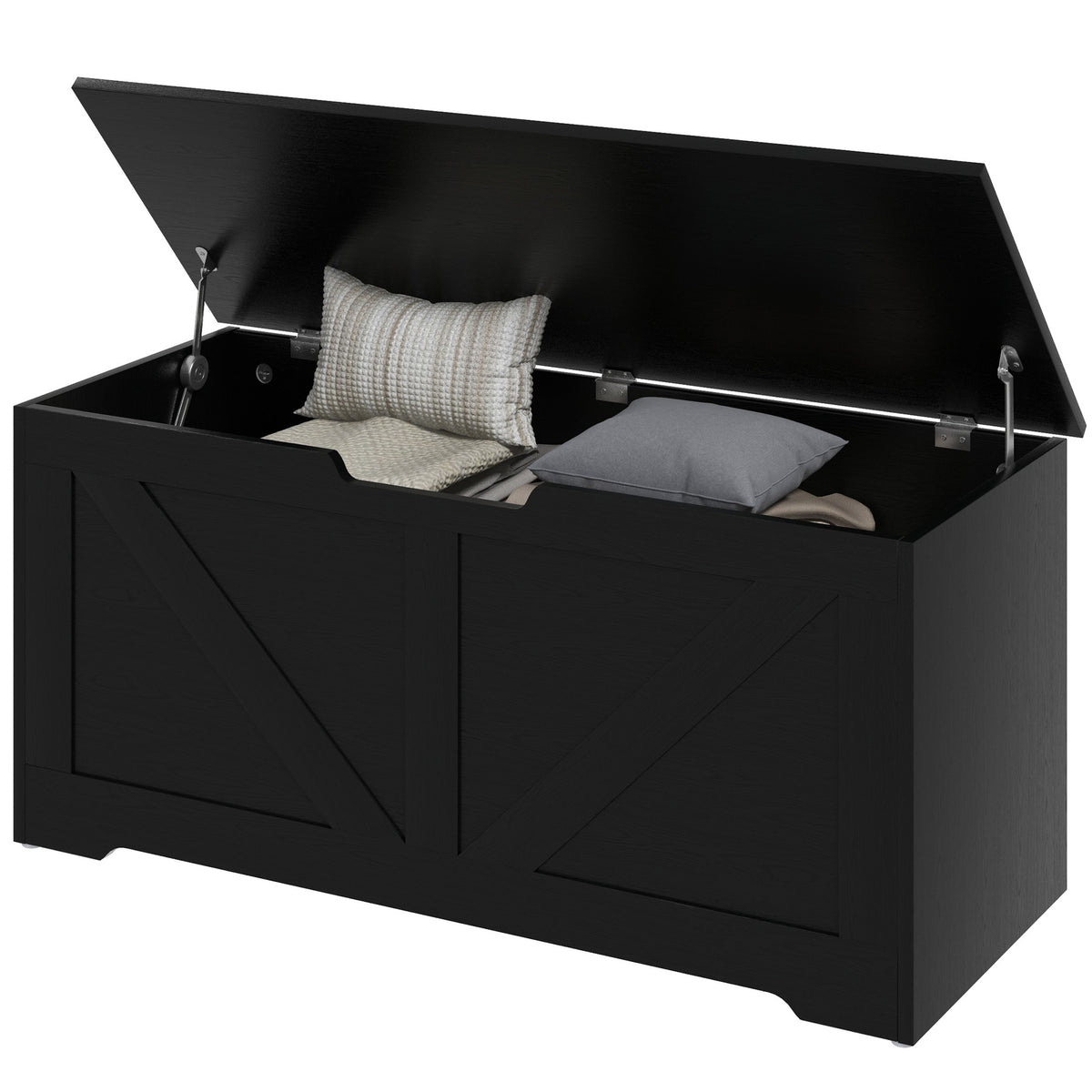 39.4 Inches Storage Chest, Storage Trunk with 2 Safety Hinges for Living Room