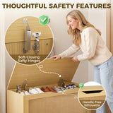 Storage Chest with Lift Top Storage Chest with Safety Hinges 39.4