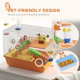 3 Tiers Hamster Cage for Gerbil, Exercise Wheel, 18