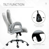 Vanity Office Chair, Velvet Computer Desk Chair with Swivel Wheels, Adjustable Height, Tilt Function