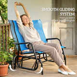 Outdoor Glider Bench, Patio Glider for 2 Persons