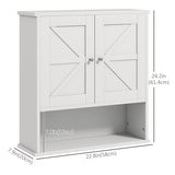 Farmhouse Bathroom Medicine Cabinet, and Adjustable Shelf for Laundry Room
