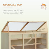 Wooden Hamster Cage Rat Cage with Slide, Tray