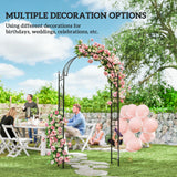 7.5 ft Steel Garden Arch