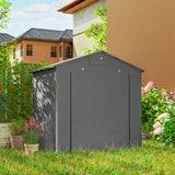 Remise portable 6' x 4', Ventilation et structure en métal galvanisé