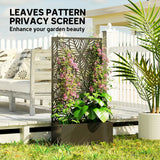 Metal Planter Box with Trellis, 44.5