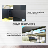 10' x 12' Retractable Pergola Canopy with Roller Shade
