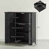 Bathroom Floor Cabinet, Farmhouse Bathroom Storage Cabinet with Adjustable Shelf