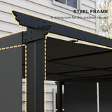 10' x 12' Metal Pergola