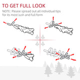 4ft Pre-Lit LED Optical Fiber Christmas Tree Artificial Seasonal Decor