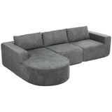 L Shaped Cloud Boneless Couch