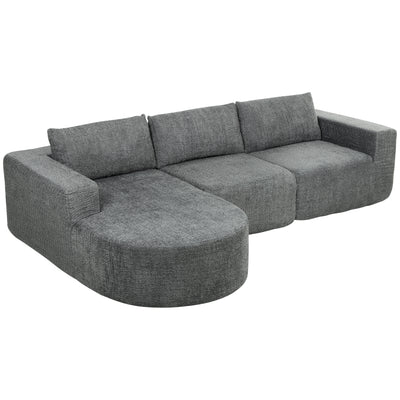L Shaped Cloud Boneless Couch