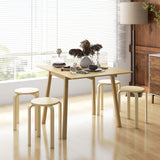 Round Stackable Chairs Set of