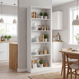 5-Tier Bookcase, Storage Bookshelf with Adjustable Shelves