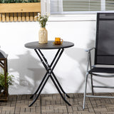 Folding Outdoor Coffee Table, 23.6