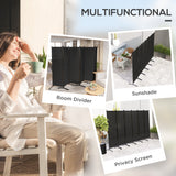 6 Panel Folding Room Divider
