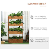 4-Tier Raised Garden Bed, 31.5