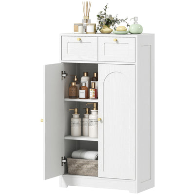 Bathroom Floor Cabinet with 2 Drawers